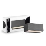 D'Lite Vægbelysning Bello Sort Up & Down 12W 850lm - 830 Varm Hvid| IP54