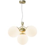 Nordlux Pendel lampe Ivona 4x E27 Messing - Metal | Max. 28W