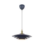Nordlux Bretagne 38 Pendel Lampe Metal Grå | Egnet til 1x G9