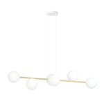 Emibig Pendel Lampe Gravity Stål Hvid | Egnet til 6x E14 - Max 10W