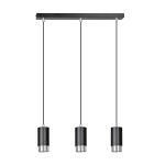 Emibig Pendel Lampe Fumiko Stål Sort | Egnet til 3x GU10 - Max 10W
