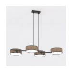 Emibig Pendel Lampe Drumz Stål Brun | Egnet til 4x E14 - Max 10W
