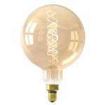 Calex XXL Mega Guld Globe LED E27 G200 Filament 3W 250lm- 822 Ekstra Varm Hvid | Dæmpbar