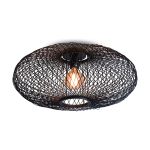 Good&Mojo Loftlampe Cango Bambus Sort | Egnet til 1x E27 