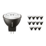 Fordelspakke 12x Philips Master LED Spot GU4 MR11 3.5W 200lm 24D - 827 | Alternativ til 20W