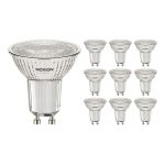 Fordelspakke 10x Noxion LED spot GU10 PAR16 4W 345lm 36D - 830 varm hvid | dæmpbar - erstatter 50W