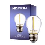 Noxion Lucent LED E27 Kugle filament klar 1.4W 136LM - 827 ekstra varm hvid | erstatter 15W