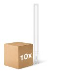 Fordelspakke 10x Philips CorePro PL-L LED Pære Mains 24W - 840 Kold Hvid | 4-Pinde - Erstatter 55W