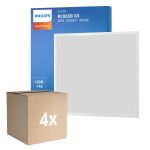 Fordelspakke 4x Philips LED Panel Ledinaire RC065B 28W 3400lm - 840 Kold Hvid | 60x60cm - UGR <19