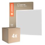Fordelspakke 4x Ledvance LED panel Kompakt Aluminium Hvid 33W 3630lm - 840 kold hvid | 60x60cm - UGR < 19