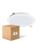 Fordelspakke 4x Philips LED downlight Lediniare DN065B Meta lHvid 12W 1200lm 110D - 830-840-865 CCT | 175mm - Udsnit 150mm - IP20