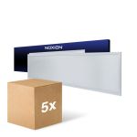 Fordelspakke 5x Noxion LED Panel Ecowhite V4.0 28W 3400lm - 840 Kold Hvid | 120x30cm - Philips driver