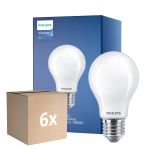 Fordelspakke 6x Philips MASTERValue LED E27 Pære matt 11.2W 1521lm - 940 kold hvid | bedste farvegengivelse - dæmpbar - erstatter 100W