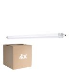 Fordelspakke 4x Ledvance LED Vandtæt Lysrender 33W 3960lm - 865 Dagslys | 120cm