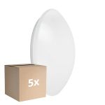 Fordelspakke 5x Ledvance Surface Rundt 400 24W 840 1920lm Hvid IP44 | med sensor - kold hvid