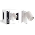 D'Lite Vægbelysning Prisma Metal Hvid | IP20 - Egnet til 1x GU10