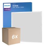 Fordelspakke 6x Philips LED Panel Ledinaire RC065B 28W 3400lm - 865 Dagslys | 60x60cm - UGR <22
