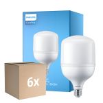 Fordelspakke 6x Philips CorePro LED E27 Matt 40W 4300lm - 830 Varm Hvid | Erstatter 200W