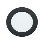 Eglo Forsænket Spot Badeværelsesbelysning Fueva 6 Plast  Sort 6.3W 720lm - 827-840-865 CCT