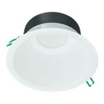 Philips LED Downlight Coreline DN142B Aluminium Hvid 10.7W 1200lm 60D - 840 Kold Hvid | Udsnit 155mm - IP54 - Dæmpbar - Hvid Reflektor