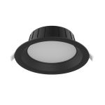 Noxion LED Downlight Hera Medium Forsænket Sort 21W 2400lm 100D - 827-830-840 CCT | 226mm - Udsnit 200mm