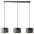 Brilliant Tyas Pendel Lampe Metal Sort Guld | Egnet til 3x E27