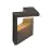 Ansell LED Vægbelysning Arco Grafit 11W 468lm - 830 varm hvid | IP54