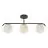 Nordlux Grant Pendel Lampe Glas Sort | Egnet til 3x E14
