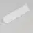 Topmet LED Profil CABI12 E slide - 1m - Complete set - Hvid