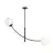 Emibig Loftlampe Hunter Stål Sort | Egnet til 2x E14 - Max 10W