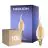 Fordelspakke 10x Noxion Lucent LED E14 Kerte Filament Rav BA35 4.5W 400lm - 822 Ekstra Varm Hvid | Dæmpbar - Erstatter 35W