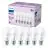 Fordelspakke 6x Philips Pære LED E27 Pære Matt 13W 1521lm - 840 Kold Hvid