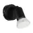 Eglo Vægbelysning Buzz-LED Stål Sort 2.8W 250lm - 830 Varm Hvid | IP20 - Inkl. 1x GU10