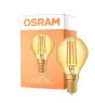 Osram Vintage 1906 LED E14 Kugle filament guld 4W 420lm - 825 ekstra varm hvid | erstatter 35W