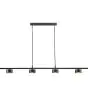 Nordlux Pendel lampe Rail Clyde 20W 827 350lm 120D sort - Metal | dæmpbar - ekstra varm hvid