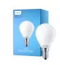 Philips Corepro LED Lustre E14 Kugle matt 2.2W 250lm - 827 ekstra varm hvid | erstatter 25W