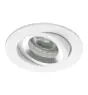 Noxion Forsænket Spot Drome MR16 Vipbar Hvid | Udsnit 69mm - GU10 sokkel