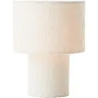 Brilliant Bordlampe Teddy Metal Tekstil Beige | 230mm - Egnet til 1x E27