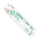 Osram T8 Lumilux 58W - 830 varm hvid | 150cm