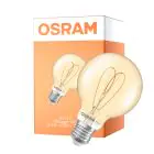 Osram Vintage 1906 LED E27 Globe Filament Guld 4.9W 470lm - 927 Ekstra Varm Hvid | Bedste Farvegengivelse - Dæmpbar - Erstatter 40W