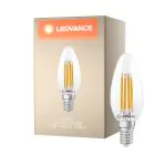 Ledvance Classic LED E14 Kerte Filament Klar 3.4W 470lm - 827 Ekstra Varm Hvid | Dæmpbar - Erstatter 40W