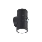 Ansell Vægbelysning Reef Sort Up & Down - Udendørs - 10W 885lm 90D - 830-840-860 CCT | IP65 -Bevægelses- og Lyssensor