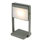Nordlux Bordlampe Saulio Aluminium Grøn 3.5W 200lm - 830 Varm Hvid | IP44 - 3-Trin Dæmpbar - Solar
