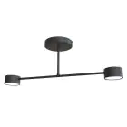 Emibig Loftlampe Halo Stål Sort | Egnet til 2x GX53 - Max 8W