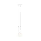 Emibig Pendel Lampe Glam Stål Hvid | Egnet til 1x E14 - Max 10W