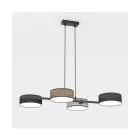 Emibig Pendel Lampe Drumz Stål Sort | Egnet til 4x E14 - Max 10W
