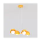 Emibig Pendel Lampe Boom Stål Appelsin | Egnet til 4x G9 - Max 8W