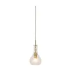It's about RoMi Pendel Lampe Brussels Glas Guld | Egnet til 1x E14 