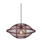 Good&Mojo Pendel Lampe Maui Bambus Burgundy S | Egnet til 1x E27 