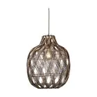 Good&Mojo Pendel Lampe Mendoza Bambus Burgundy L | Egnet til 1x E27 